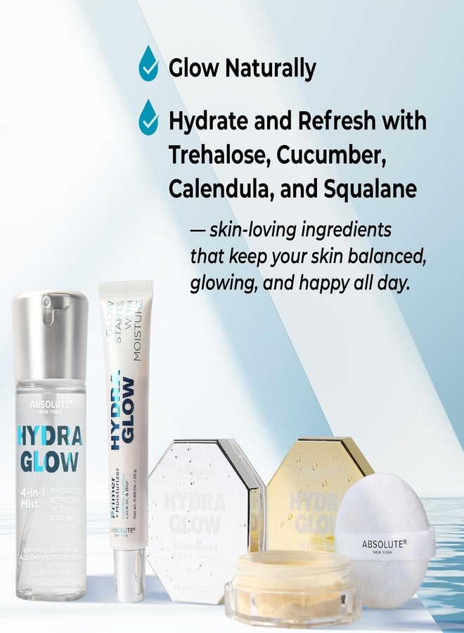 أبسولوت نيويورك مجموعة أبسولوت نيويورك هايدرا جلو؛ مرطب وبرايمر، بخاخ 4 في 1، بودرة تثبيت مائية (MFHG04 بودرة تثبيت الموز) - Image 3